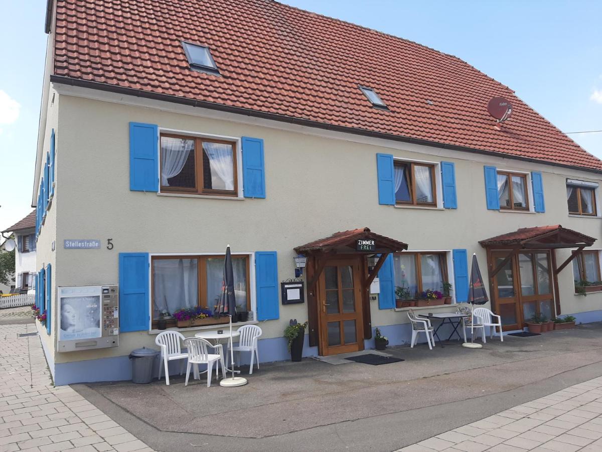 Gaestehaus Pension Waldhorn Weilen unter den Rinnen Exteriör bild