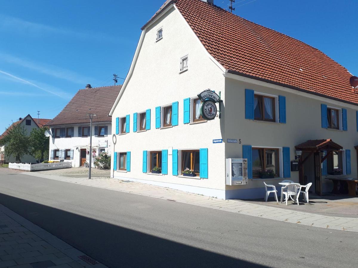 Gaestehaus Pension Waldhorn Weilen unter den Rinnen Exteriör bild